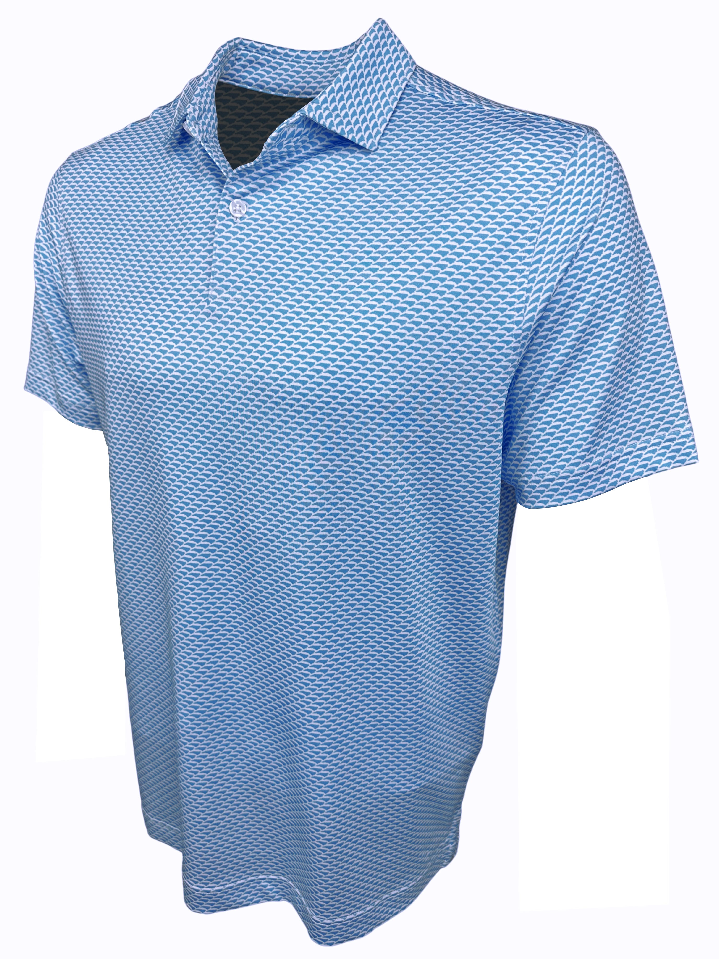 North Carolina Blue Print Polo